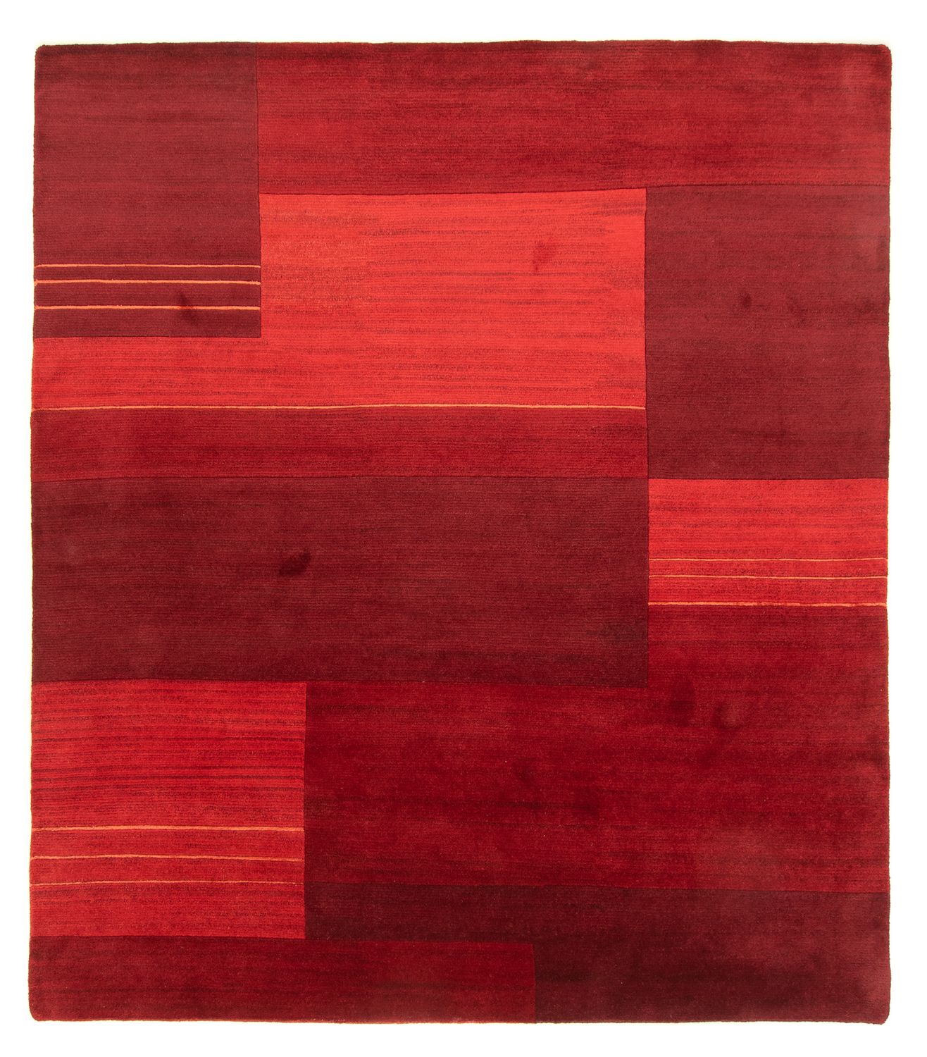 Alfombra de Nepal - 282 x 249 cm - rojo