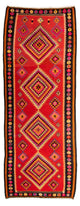 Kilim antiguo Alfombra 155x400cm