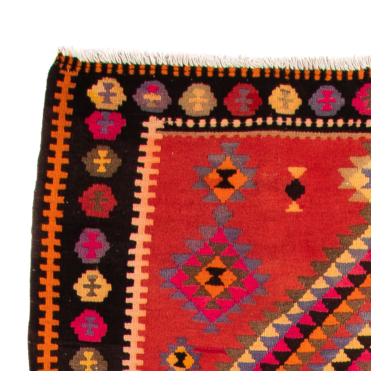 Kilim antiguo Alfombra 155x400cm