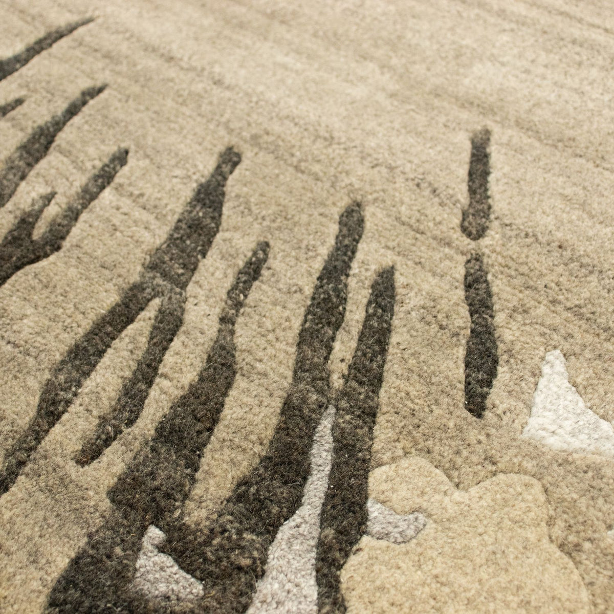 Alfombra de Nepal - 235 x 173 cm - natural