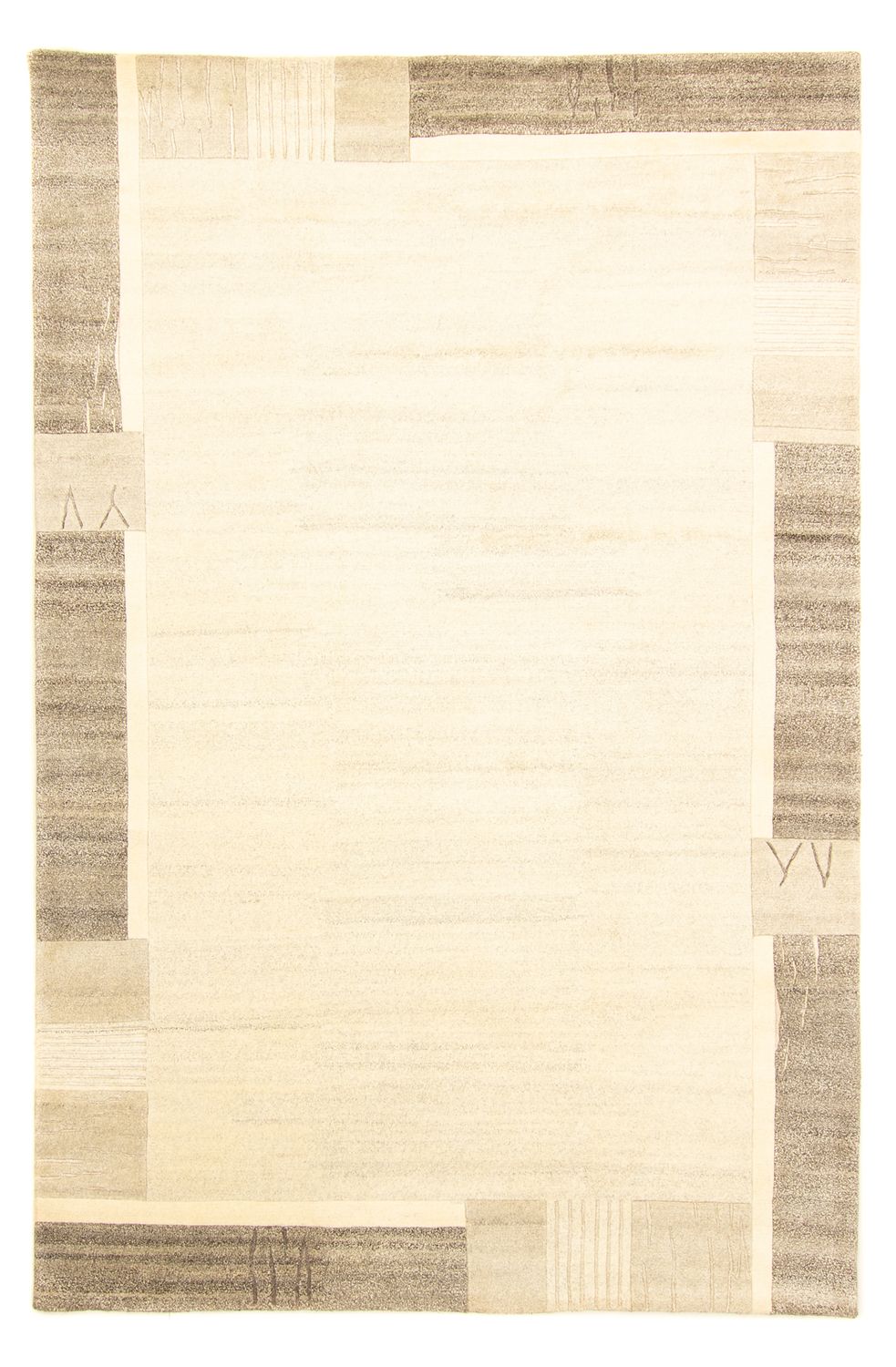 Alfombra de Nepal - 300 x 200 cm - gris