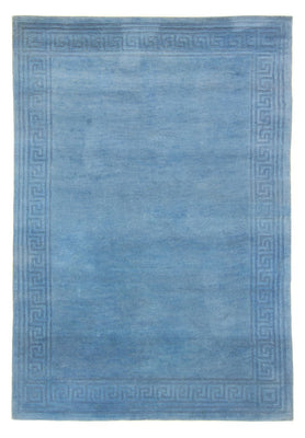Alfombra de Nepal - 200 x 141 cm - azul