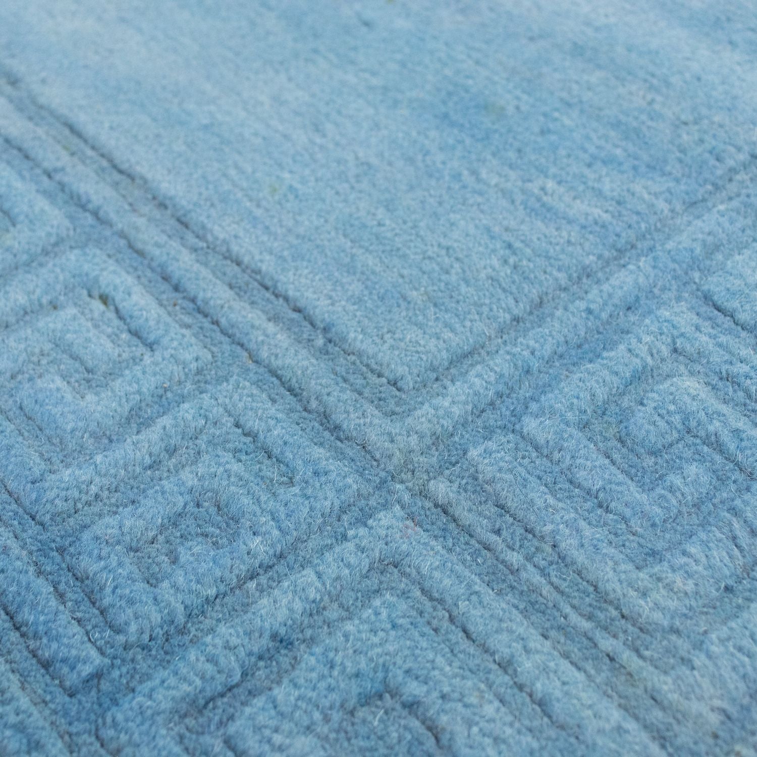 Alfombra de Nepal - 200 x 141 cm - azul