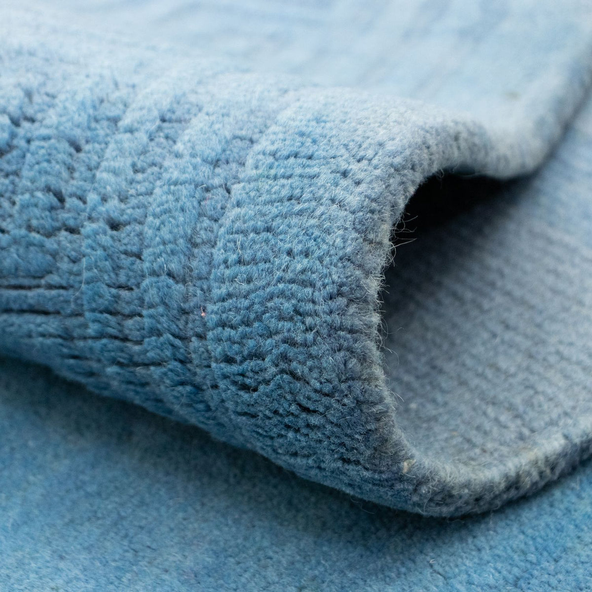 Alfombra de Nepal - 200 x 141 cm - azul