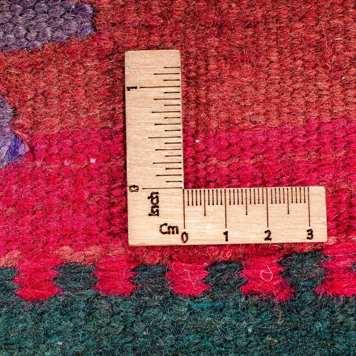 Alfombra de pasillo Alfombra Kelim - Antigua - 390 x 155 cm - multicolor