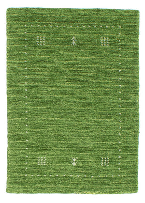 Alfombra Gabbeh - Softy - 88 x 62 cm - verde