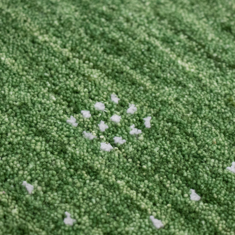 Alfombra Gabbeh - Softy - 88 x 62 cm - verde