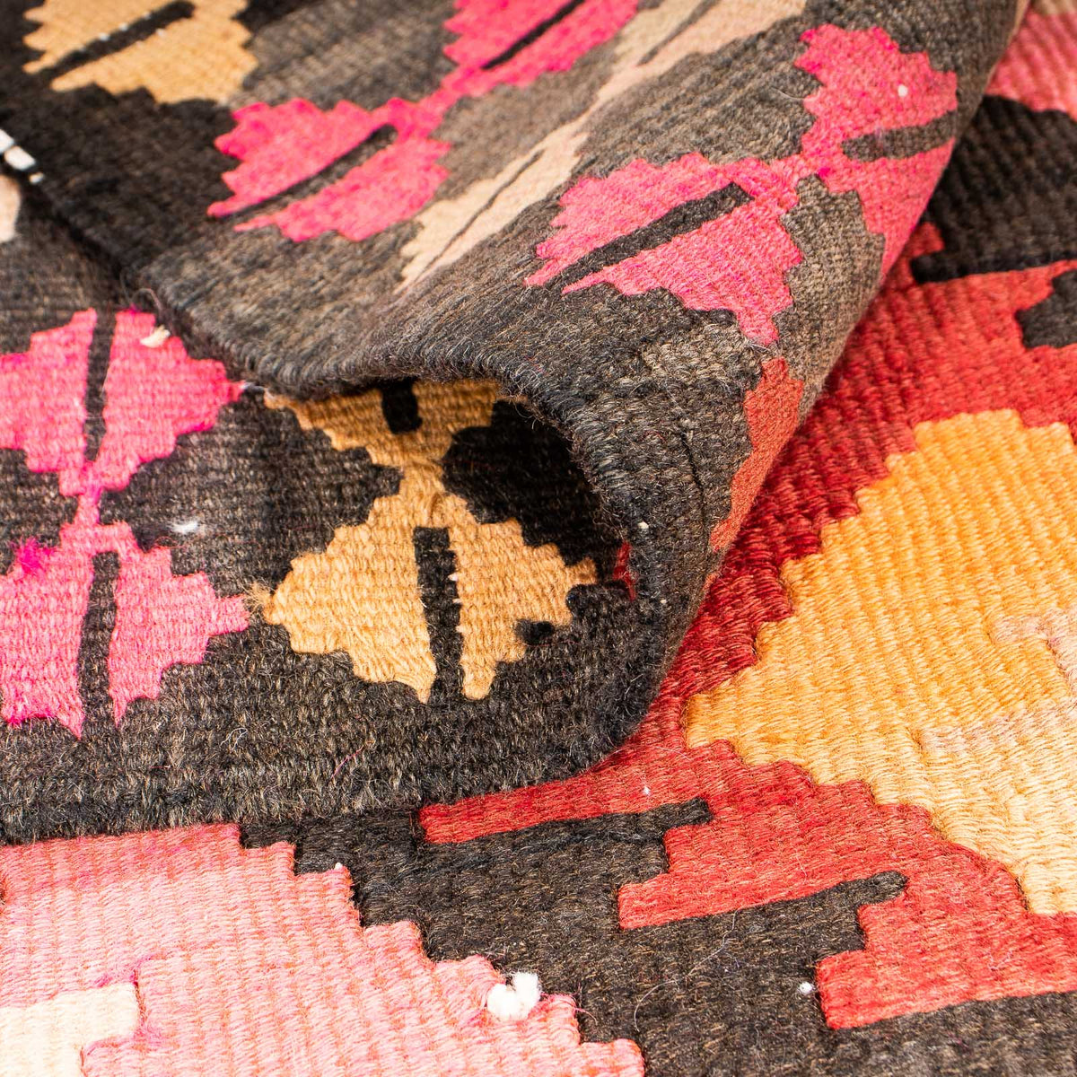 Alfombra de pasillo Alfombra Kelim - Antigua - 275 x 150 cm - multicolor