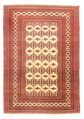 Alfombra Turkaman - 185 x 135 cm - rojo