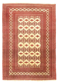 Alfombra Turkaman - 185 x 135 cm - rojo