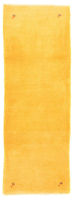 Alfombra de pasillo Alfombra Gabbeh - Persa - 231 x 87 cm - amarillo