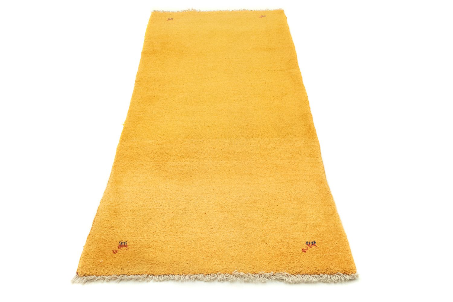 Alfombra de pasillo Alfombra Gabbeh - Persa - 231 x 87 cm - amarillo