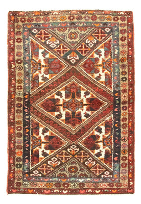Alfombra persa - Nómada - 144 x 98 cm - rojo