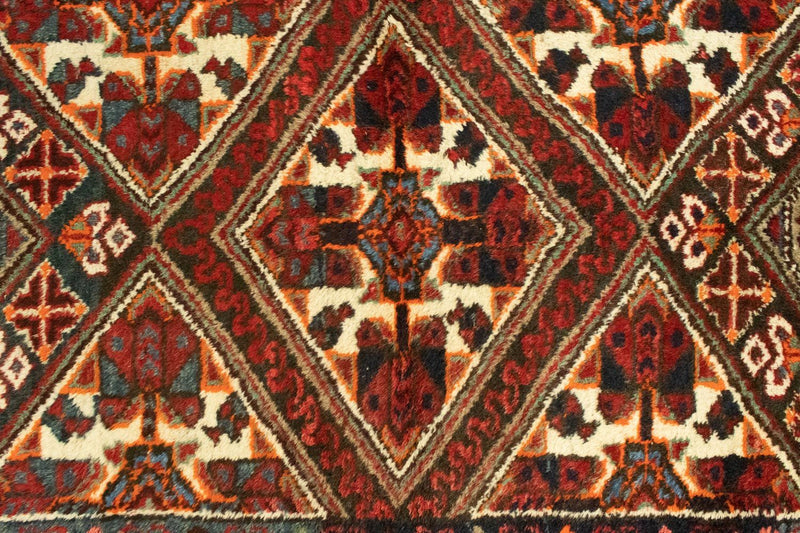 Alfombra persa - Nómada - 144 x 98 cm - rojo