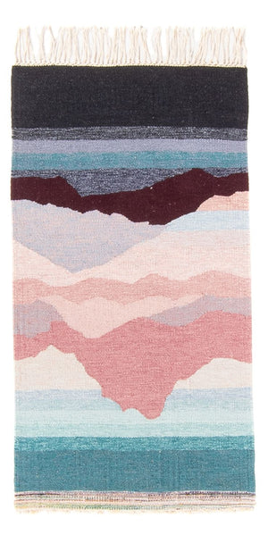 Alfombra Kelim - Tendencia - 105 x 60 cm - multicolor