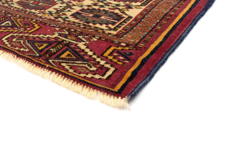 Alfombra afgana - Bukhara - 106 x 94 cm - rojo