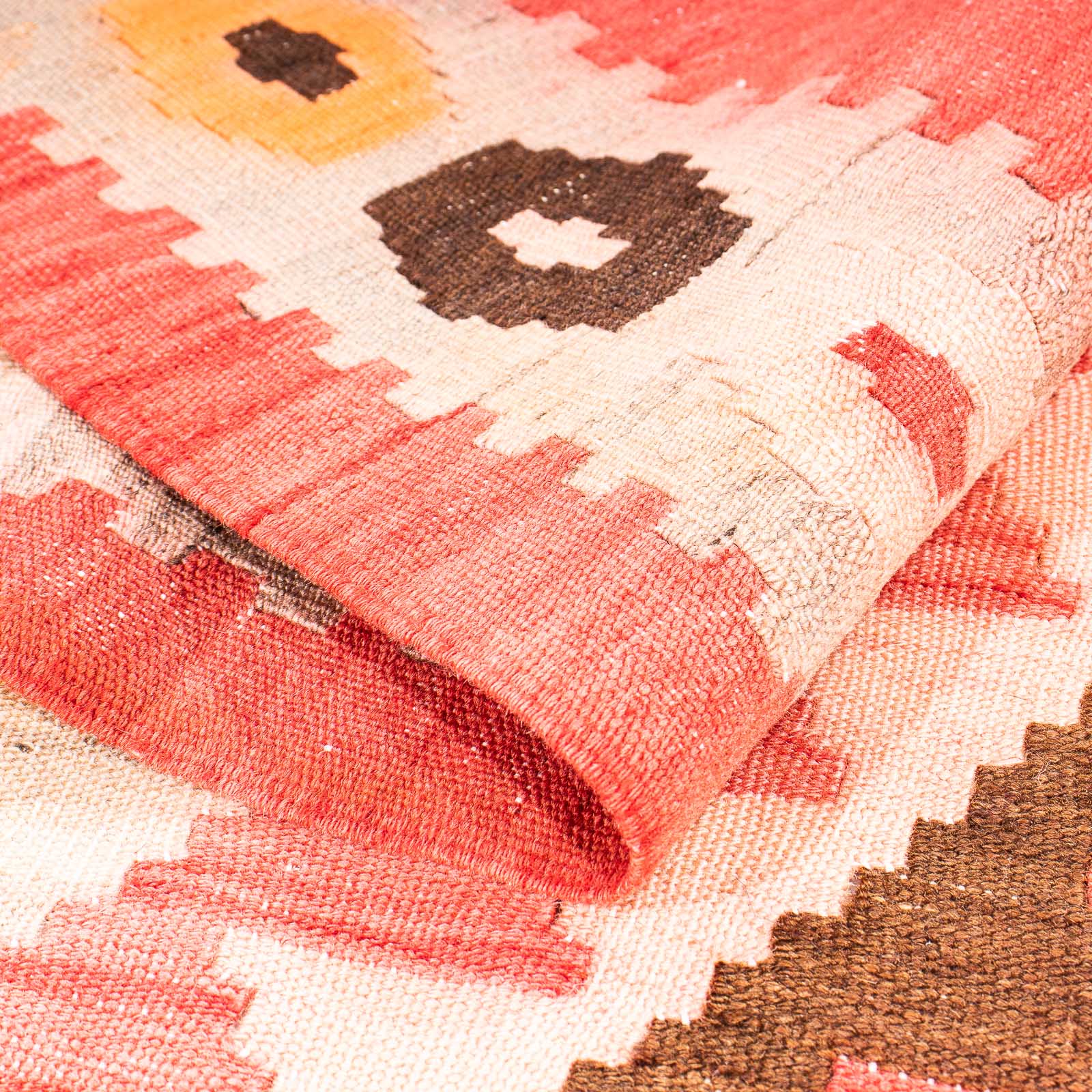 Alfombra Kelim - Antigua - 283 x 142 cm - multicolor