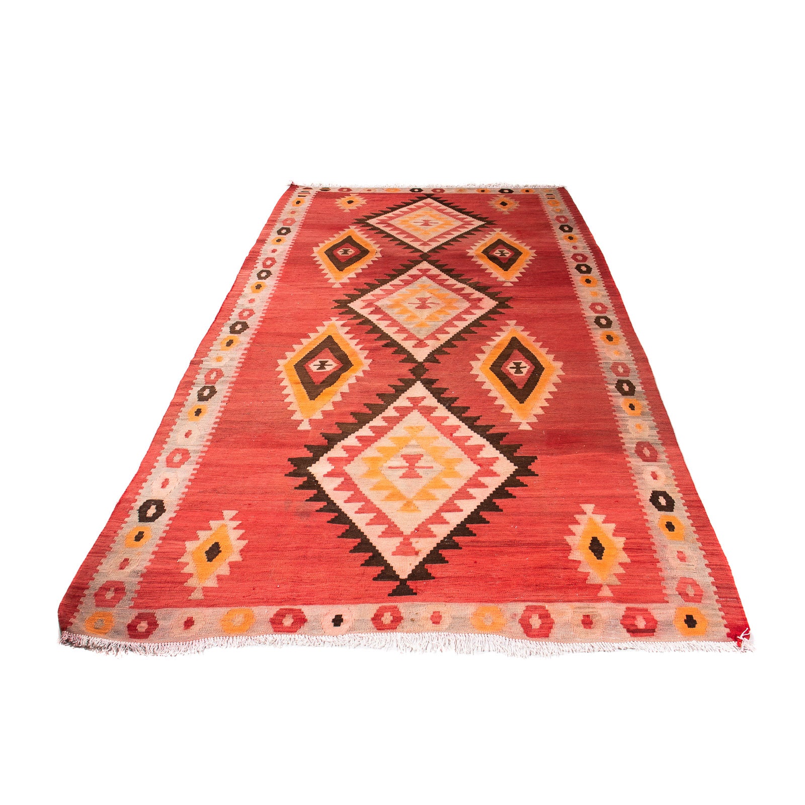 Alfombra Kelim - Antigua - 283 x 142 cm - multicolor