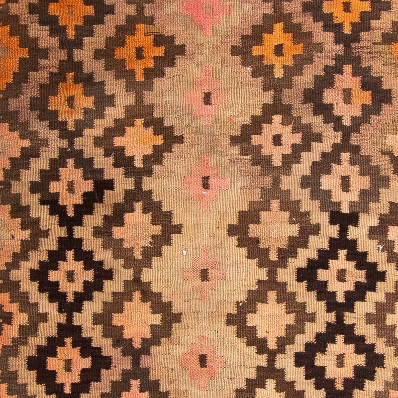 Alfombra de pasillo Alfombra Kelim - Antigua - 350 x 120 cm - multicolor