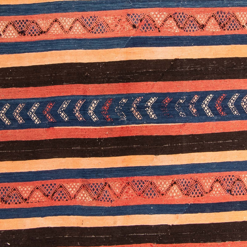 Alfombra de pasillo Alfombra Kelim - Antigua - 345 x 130 cm - multicolor