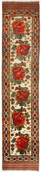 Kilim afgano Alfombra 82x370cm
