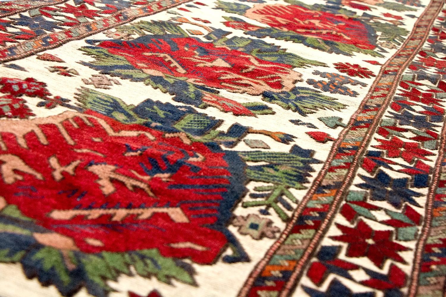 Alfombra de pasillo Alfombra Kelim - Oriental - 370 x 82 cm - beige