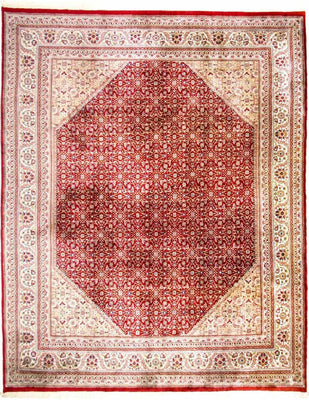 Alfombra oriental - 386 x 298 cm - rojo