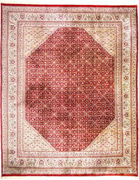 Alfombra oriental - 386 x 298 cm - rojo