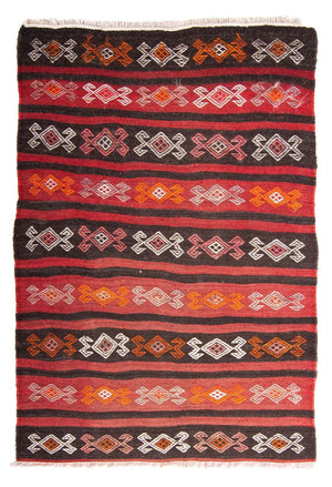 Alfombra Kelim - Antigua - 160 x 115 cm - multicolor