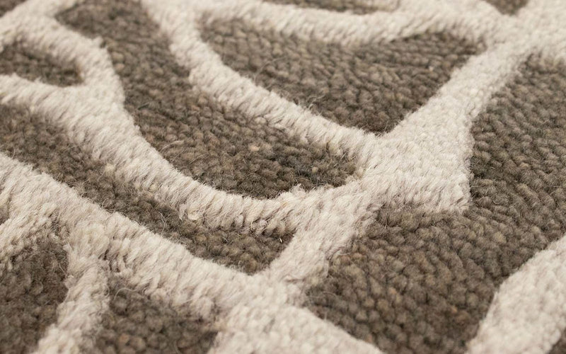Alfombra Gabbeh - Indus - 90 x 60 cm - gris