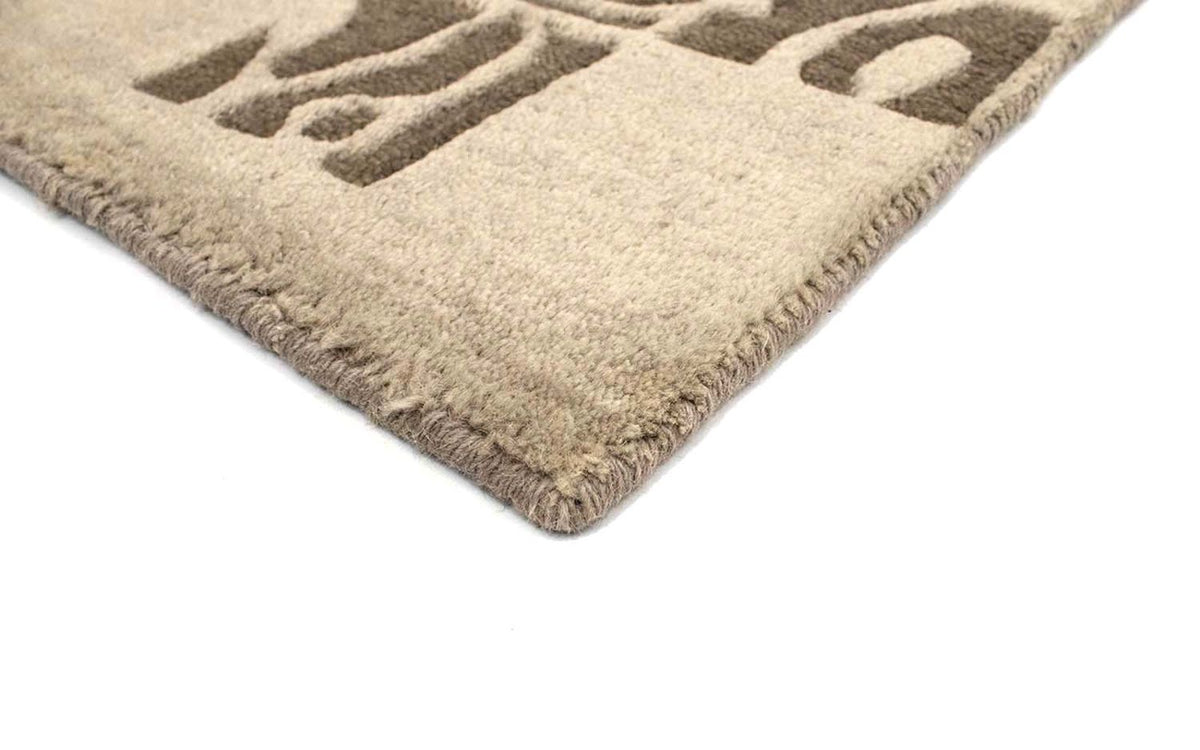 Alfombra Gabbeh - Indus - 90 x 60 cm - gris