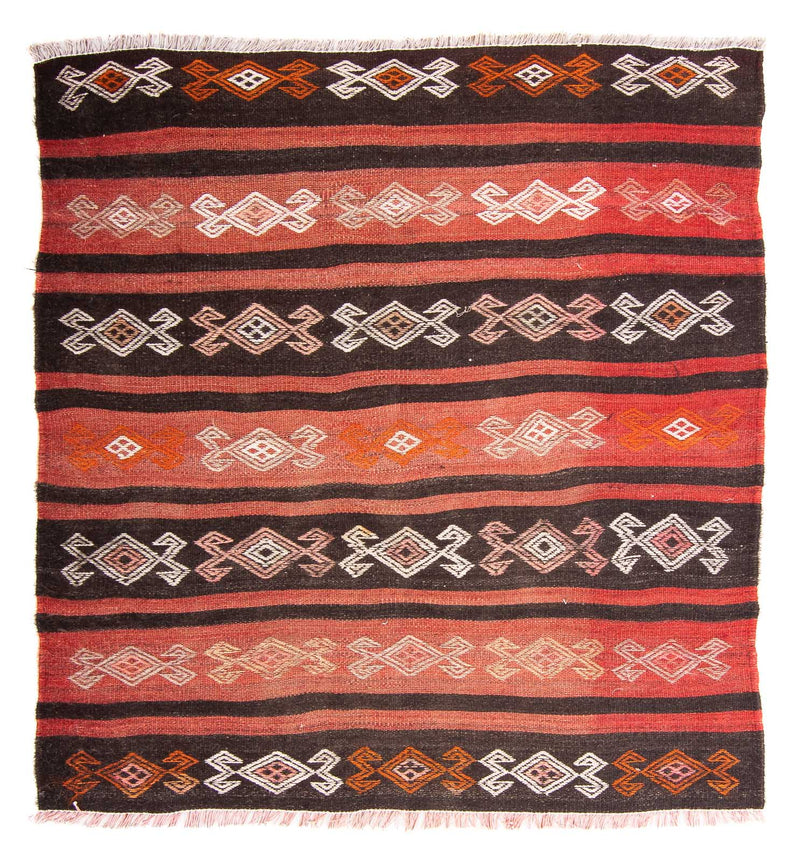 Alfombra Kelim - Antigua cuadrado  - 135 x 115 cm - multicolor
