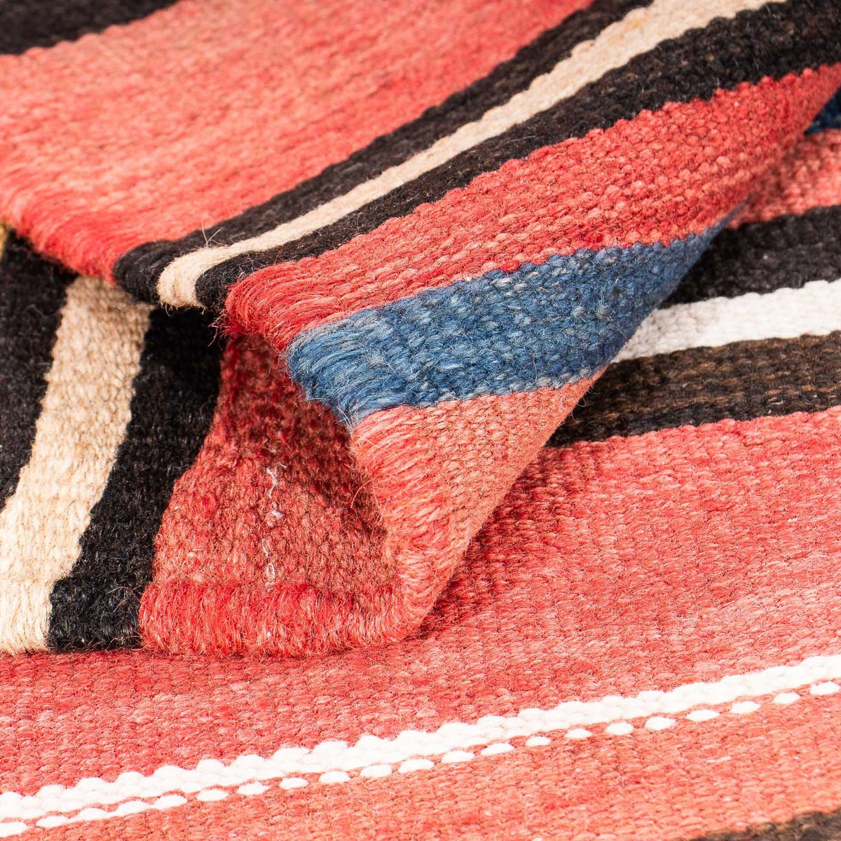 Alfombra Kelim - Antigua cuadrado  - 130 x 130 cm - multicolor