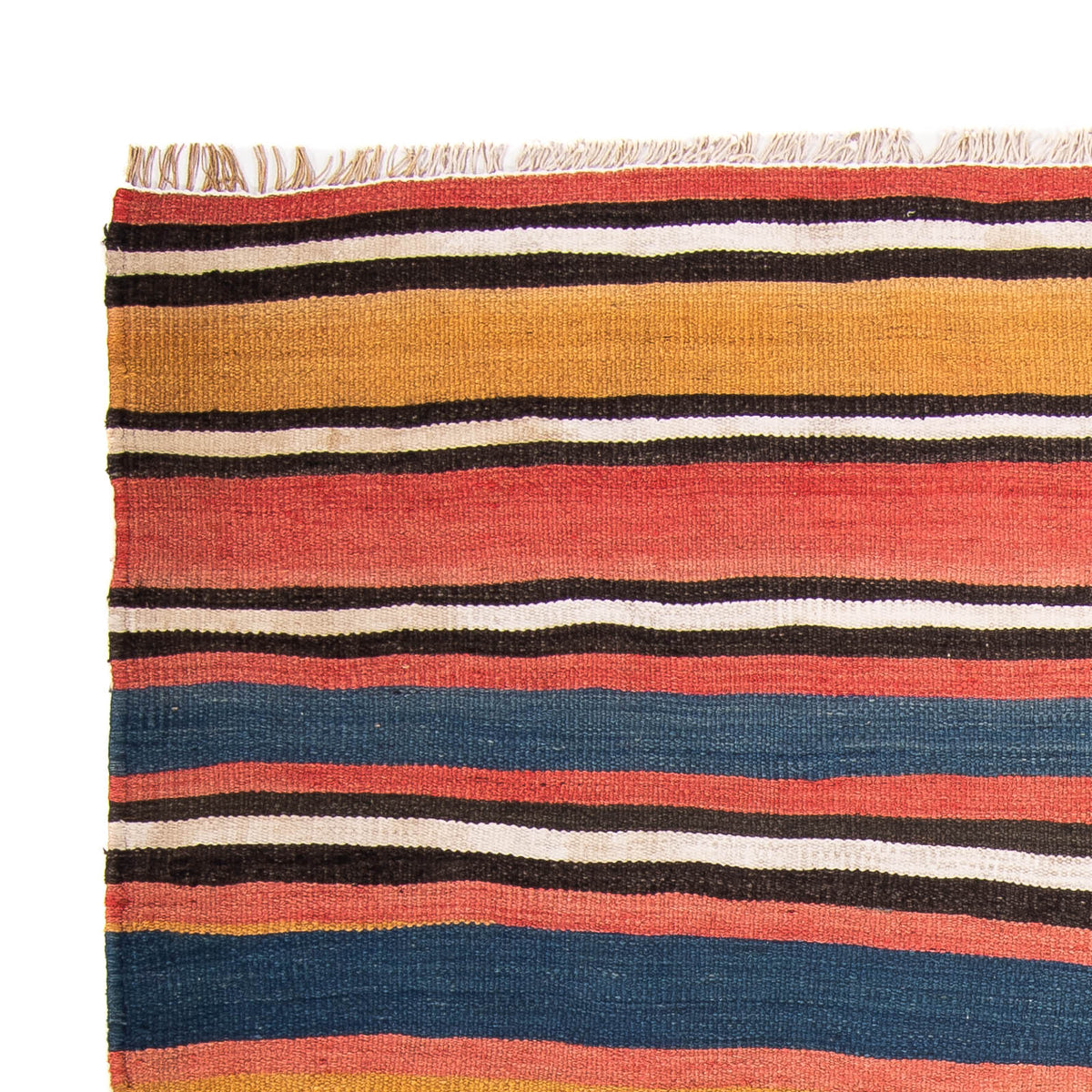 Kilim antiguo Alfombra 130x140cm