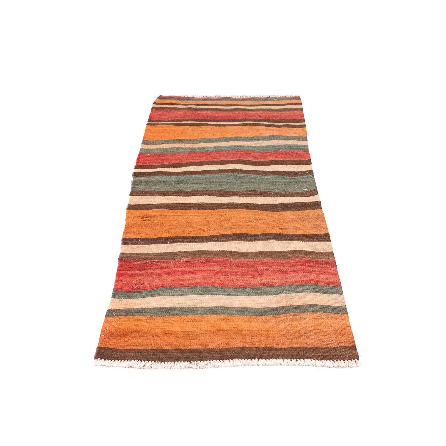 Alfombra de pasillo Alfombra Kelim - Antigua - 175 x 75 cm - multicolor