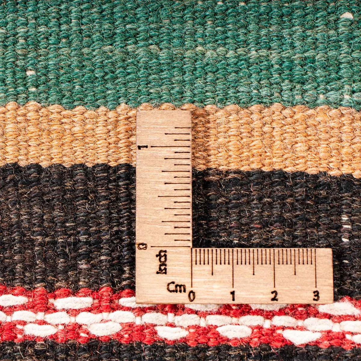 Alfombra de pasillo Alfombra Kelim - Antigua - 270 x 145 cm - multicolor