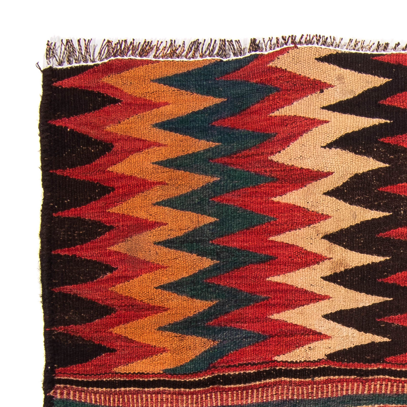 Kilim antiguo Alfombra 125x100cm