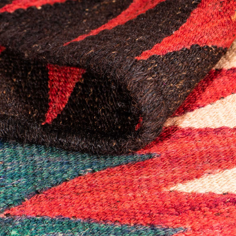 Alfombra Kelim - Antigua cuadrado  - 125 x 100 cm - multicolor