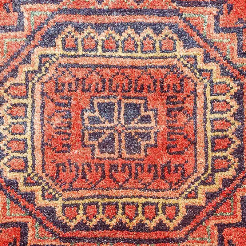 Alfombra afgana - Kunduz - 275 x 216 cm - rojo