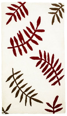 Alfombra de lana - 148 x 90 cm - beige