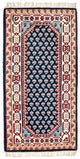 Alfombra oriental - 160 x 90 cm - azul