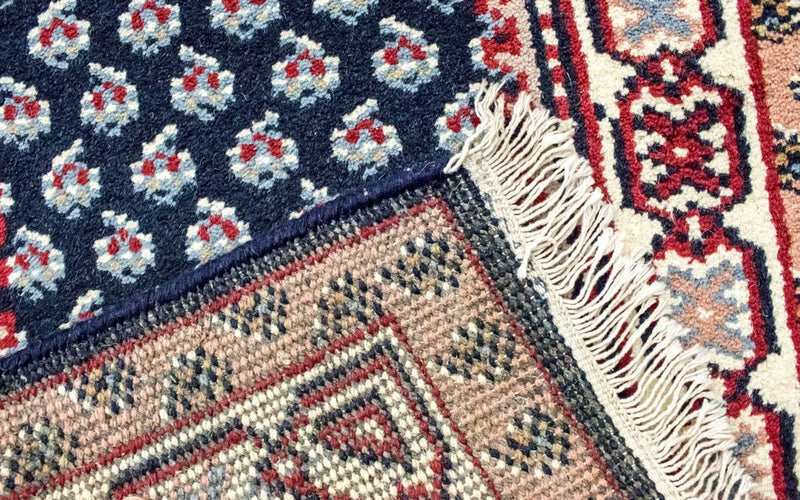 Alfombra oriental - 160 x 90 cm - azul