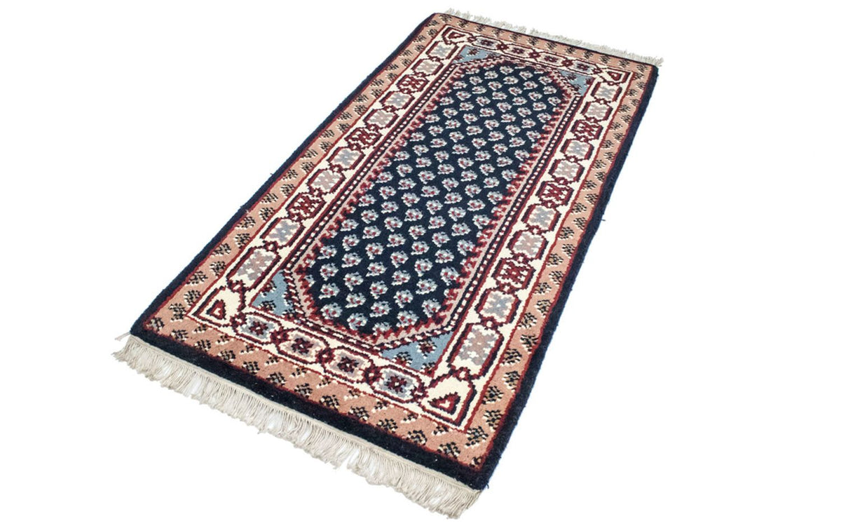 Alfombra oriental - 160 x 90 cm - azul