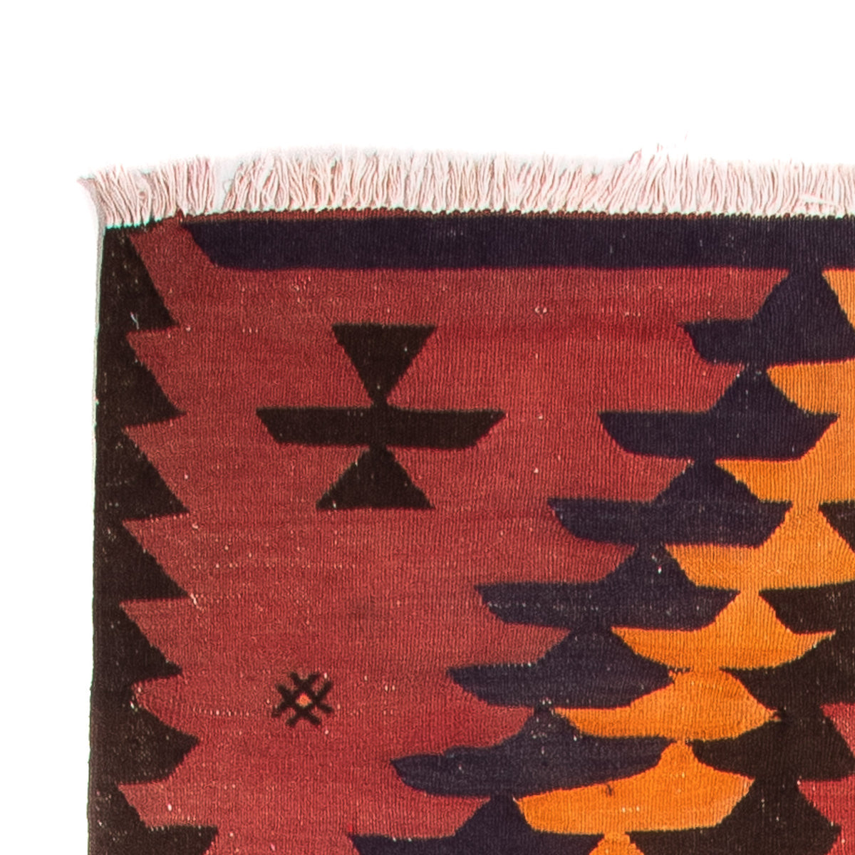 Kilim antiguo Alfombra 130x390cm