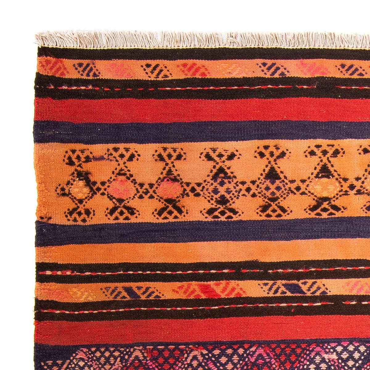 Kilim antiguo Alfombra 125x150cm