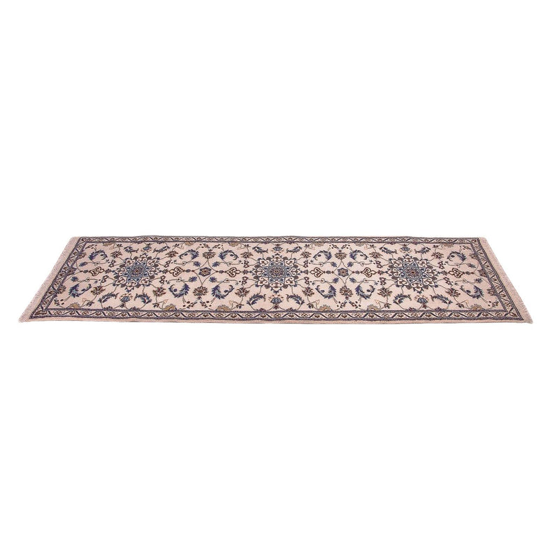 Alfombra de pasillo Alfombra Persa - Nain - Real - 290 x 85 cm - beige