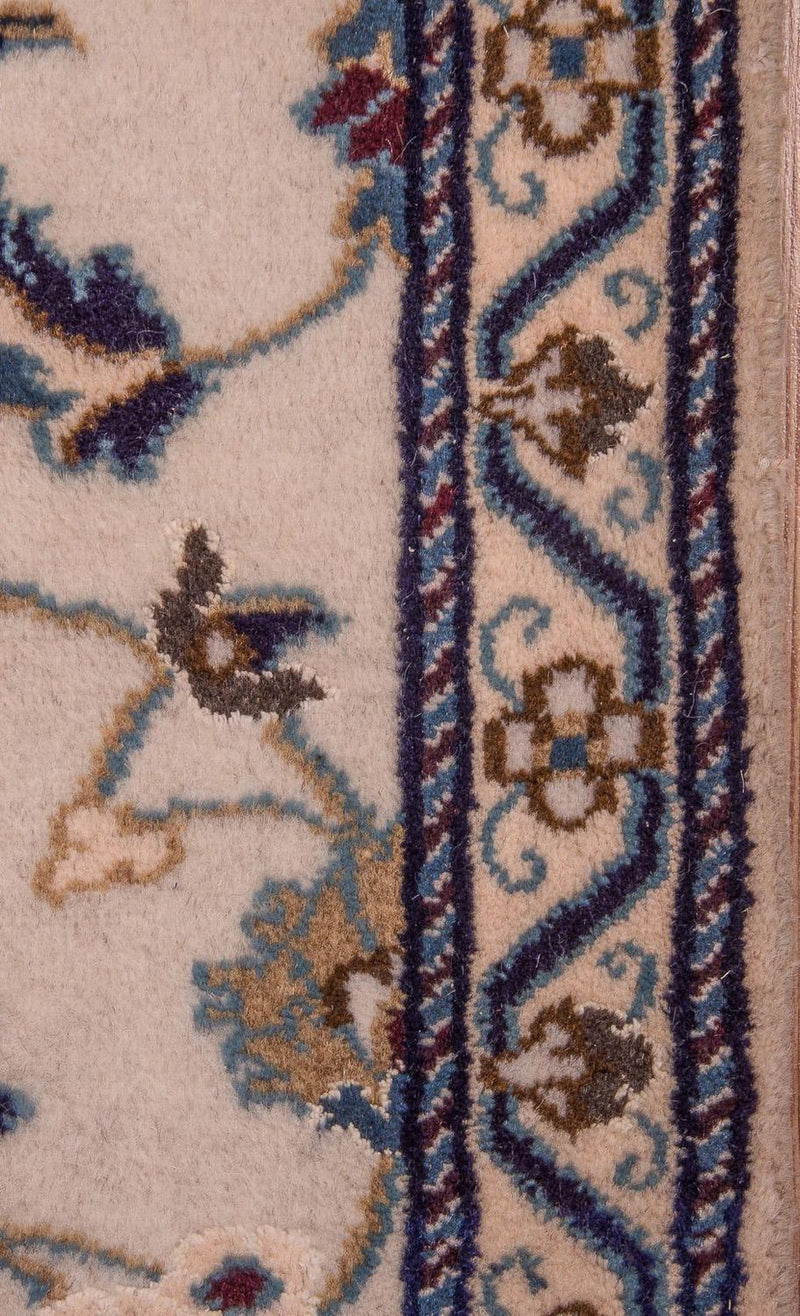 Alfombra de pasillo Alfombra Persa - Nain - Real - 290 x 85 cm - beige