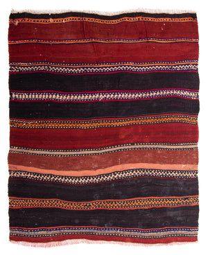 Alfombra Kelim - Antigua - 130 x 120 cm - multicolor