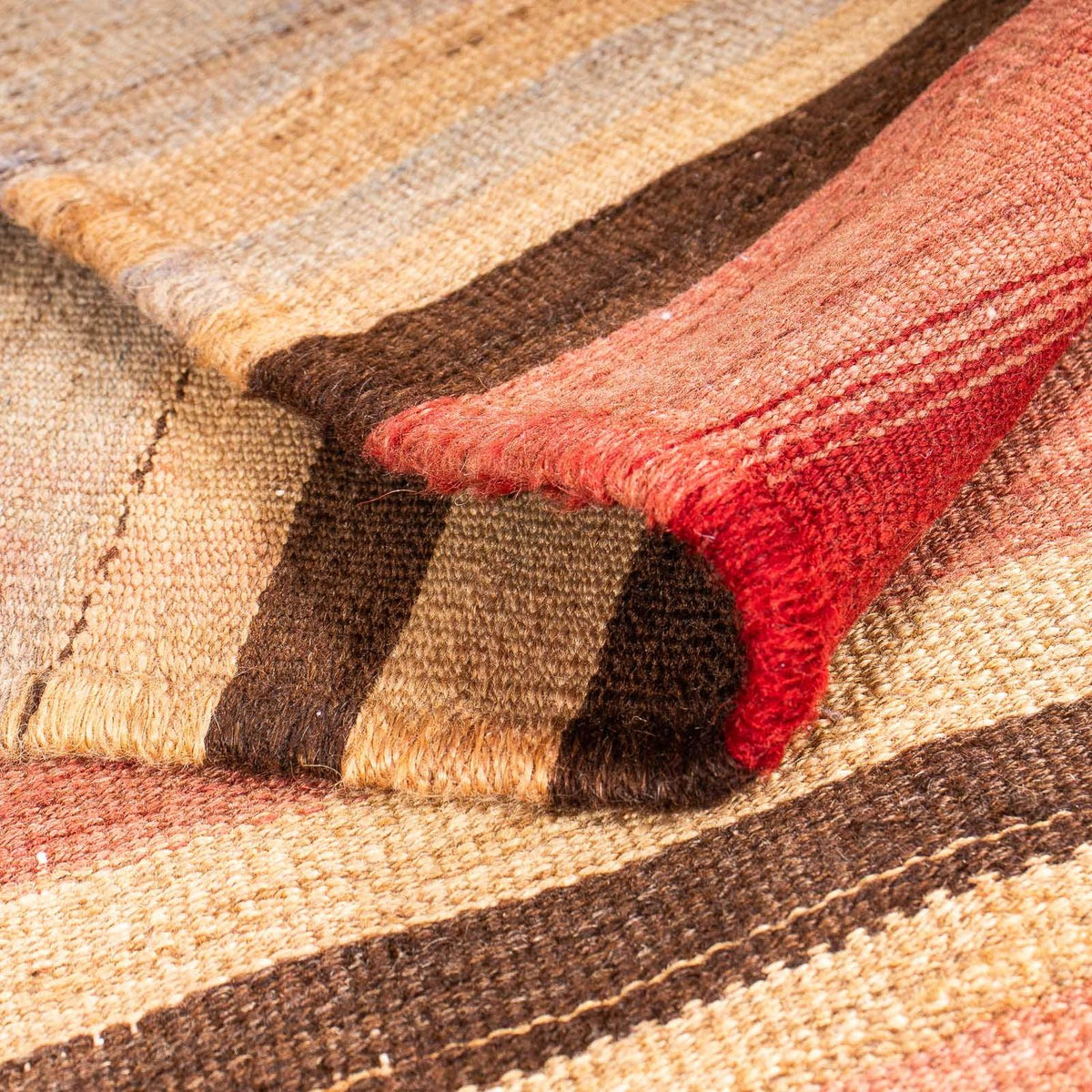 Alfombra Kelim - Antigua cuadrado  - 160 x 160 cm - multicolor