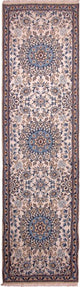 Alfombra de pasillo Alfombra Persa - Nain - Real - 295 x 81 cm - beige